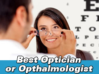 Best optician or opthalmologist